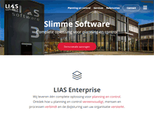 Tablet Screenshot of lias-software.nl
